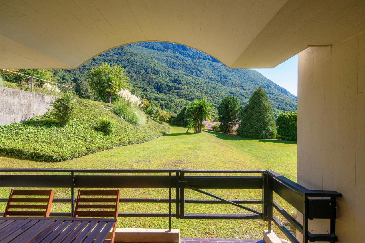 Cadro Garden By Quokka 360 - Flat With Garden View Apartman Lugano Kültér fotó