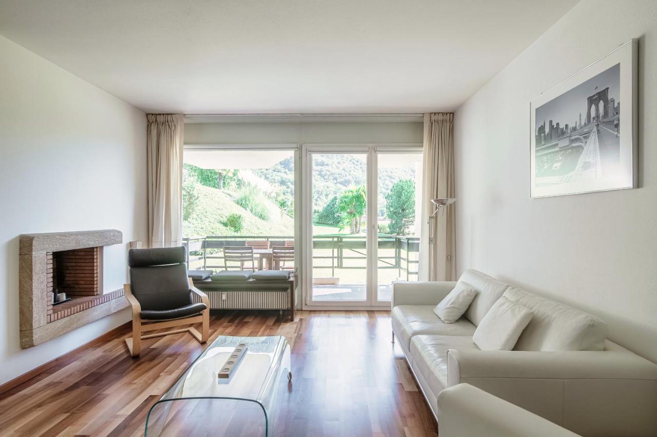 Cadro Garden By Quokka 360 - Flat With Garden View Apartman Lugano Kültér fotó